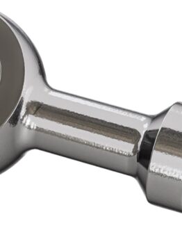 Goodridge Banjo Adapter Straight M12 Silver Stainless Steel