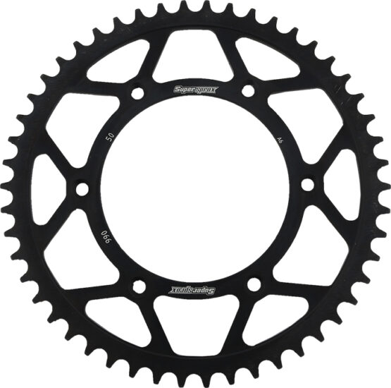 Supersprox Rear Steel Sprocket 50T Black Fits 93-20 KTM Husqvarna Husaberg