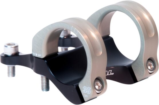 Renthal Integra 35 Stem 45mm Zero Rise Black/Silver