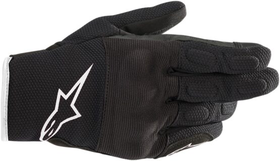 Women's S-Max Drystar Street Riding Gloves Black/White Medium