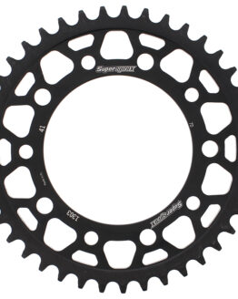 Supersprox Steel Rear Sprocket 41T Black Fits Honda 520 Chain Models