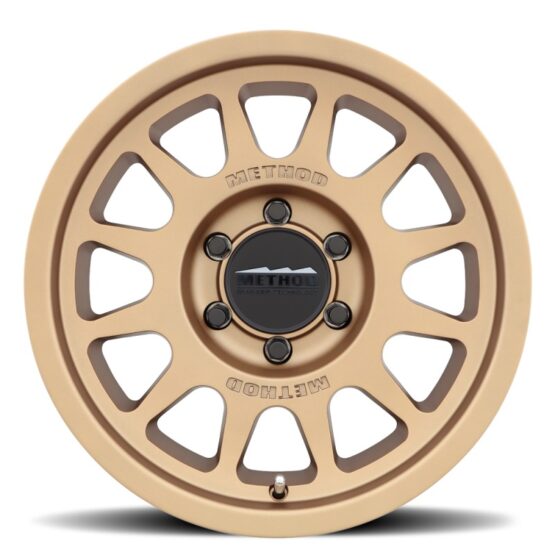MR703 17x8.5 0mm Offset 6x5.5 106.25mm CB Method Bronze Wheel - Image 2