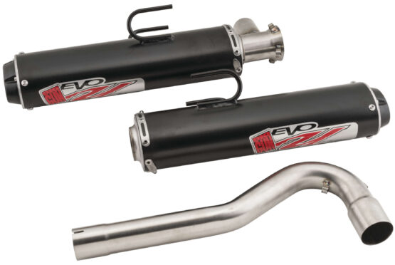 Big Gun EVO U Dual Slip-On Exhaust Black Fits 14-17 Polaris Scrambler XP 1000 - Image 2