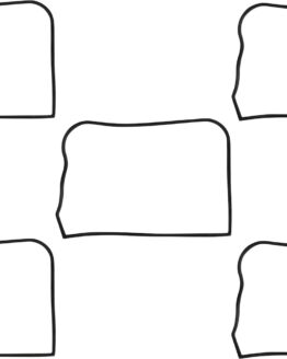 5 Pack Early Upper Rocker Cover Cork Gasket