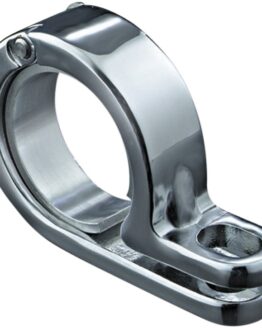 7/8" or 1" P-Clamp Set, Chromed Stainless Steel w/ Hinge - Each