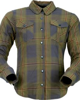 Z1R Ashwood Women's Flannel Jacket Olive XS