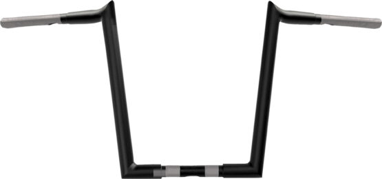 Chubby Hooked Reaper Hanger 16" Satin Black Handlebar