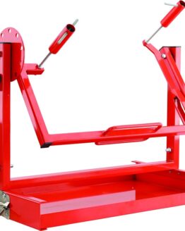 BikeMaster Swivel MX Engine Stand Red 66 lb Capacity