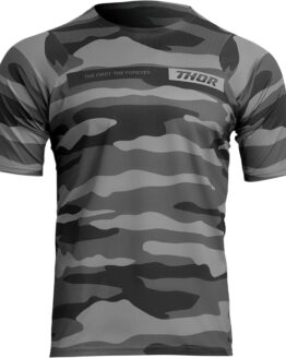 THOR Assist Short-Sleeve Jersey Camo Gray Men's Small