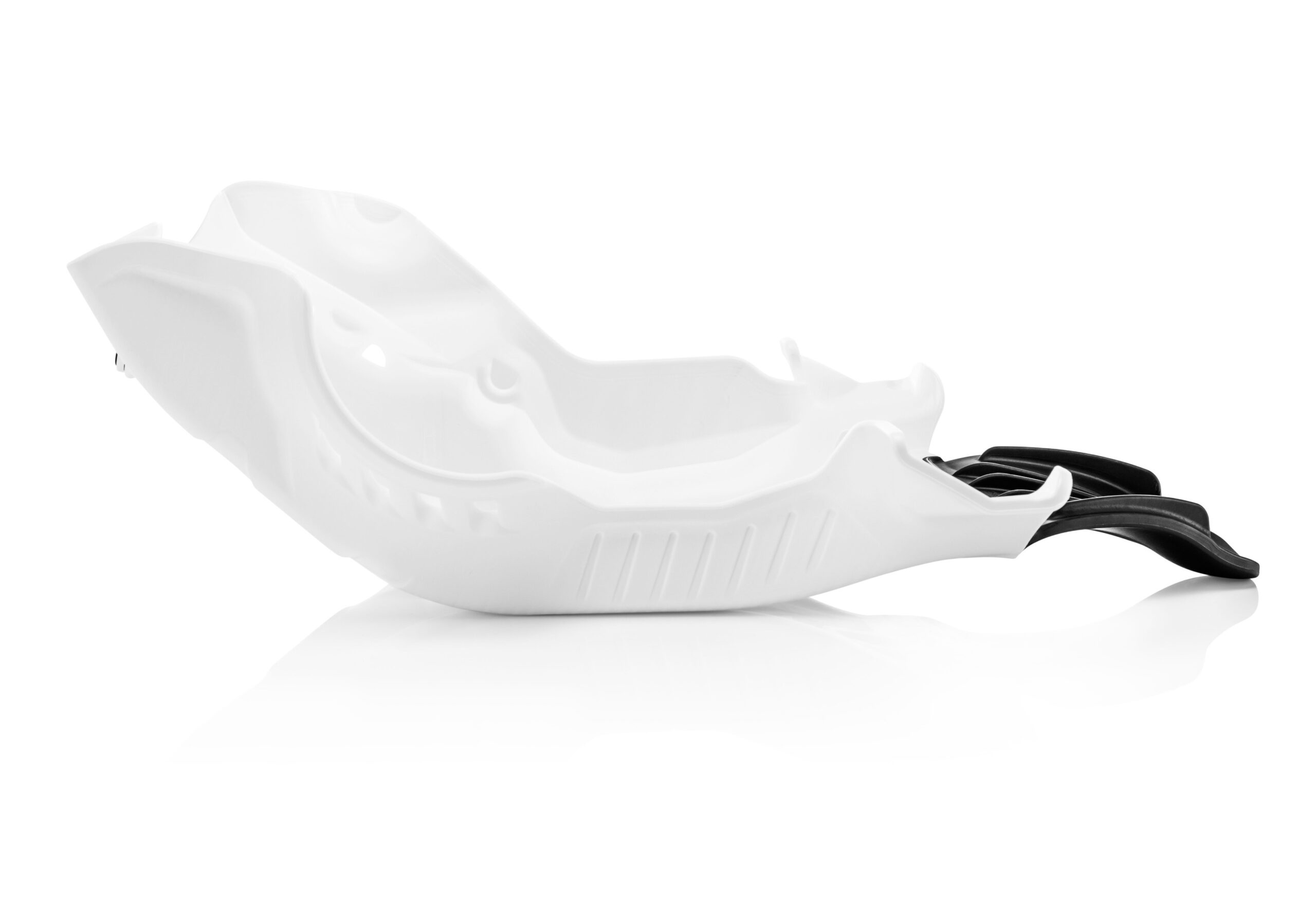 Skid Plate W/linkage Guard - White & Black - Image 3