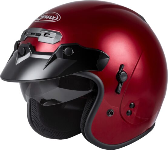 GMAX GM-32 Open-Face Helmet Candy Red XL - Image 4