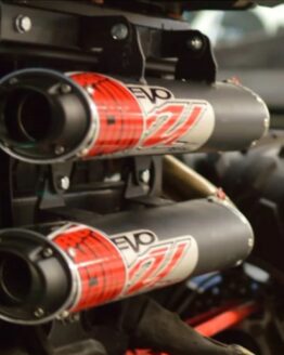 Big Gun EVO U Dual Slip-On Exhaust Fits 16-21 Polaris RZR XP Turbo/S
