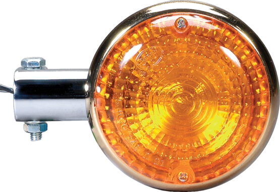 K&S DOT Rear Turn Signal Gold For Yamaha XV1000 XV1100 Virago