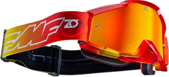 FMF PowerBomb Goggles - Osborne - Red Mirror Lens - Image 3