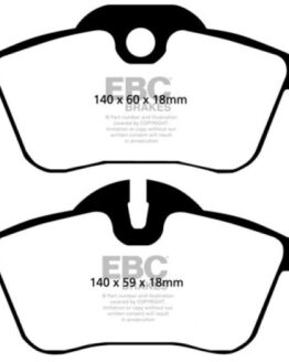 EBC Greenstuff Front Brake Pads DP21388 Fits 02-03 Mini Hardtop 1.6