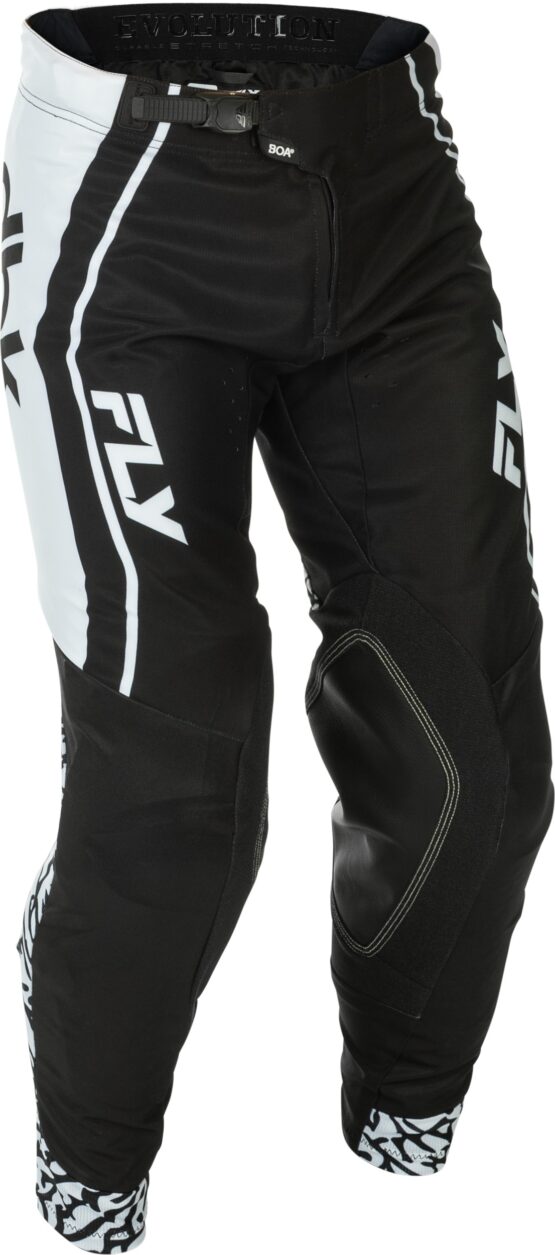 Fly Racing Evolution DST DBK Pants Black/White/Red Size 38 - Image 2