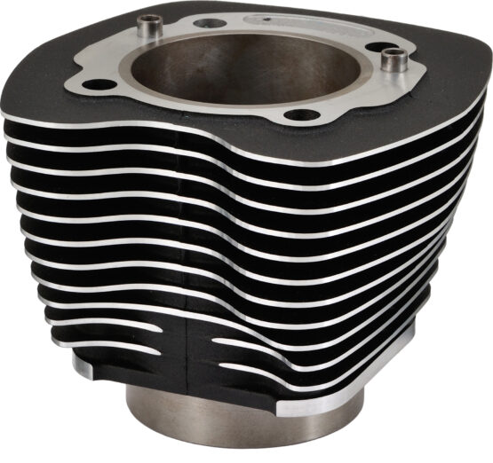 HardDrive TC 88/96 3.75in Black Cylinder Machined Fins For Harley Twin Cam