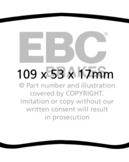 EBC Yellowstuff Rear Brake Pads Semi-Metallic DP42075R Fits 10-13 Audi A3 2.0T