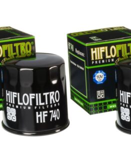 HF740 Oil Filter - Black - 2 Pack