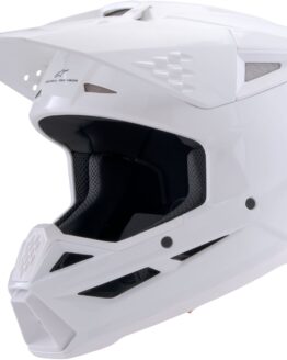 Alpinestars SM3 Solid Helmet White Gloss Medium