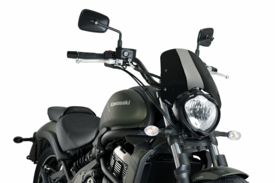 PUIG New Generation Windscreen Black For Kawasaki Vulcan S/Cafe