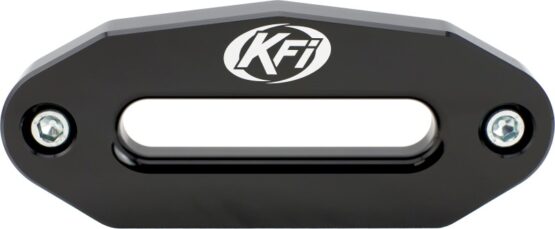 KFI 6" Wide Black Aluminum Hawse Fairlead for UTV Winches - Image 2