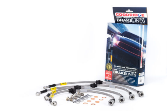 Goodridge G-STOP SS Braided Brake Line Kit Fits 99-00 Honda Civic Si - Image 3