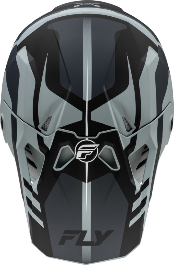 Fly Racing Formula CP Krypton Helmet Matte Grey/Black XS - Image 3