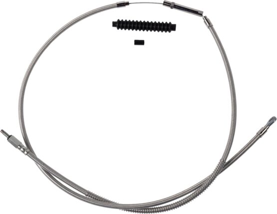 Barnett High-Efficiency Stainless Clutch Cable +8in for Harley Softail 18-23