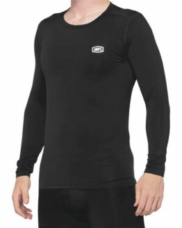 100% Basecamp LS Base Layer Black Small