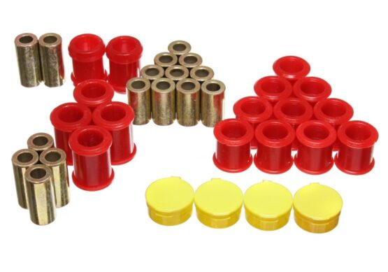 Red Rear Control Arm Bushing Set (Must reuse existing out