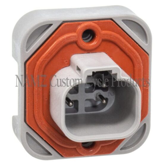 NAMZ Deutsch DT Series 4-Pin Sealed Female Wiring Connector Gray - Image 2