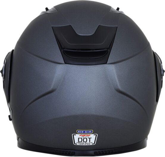FX-111 Modular Street Helmet Gray X-Large - Image 3