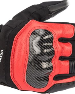 Alpinestars Honda SMX Z Drystar Gloves Black/Red Men's Large