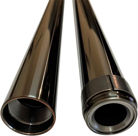 Pro-One 39mm Black Fork Tubes 24.25in Pair For Harley-Davidson