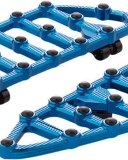 Arlen Ness Blue MX Driver Floorboards