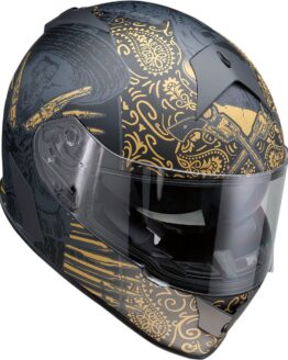 Z1R Warrant Sombrero Helmet Gold/Black - Small