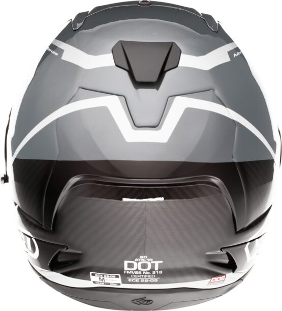*Open Box* Small Silver ATS-1R Alpha Helmet w/ Clear Shield - Image 5