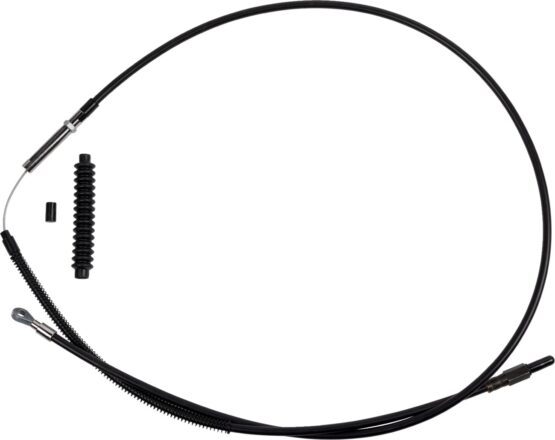 Barnett High-Efficiency Black Vinyl Clutch Cable +8in For Harley-Davidson