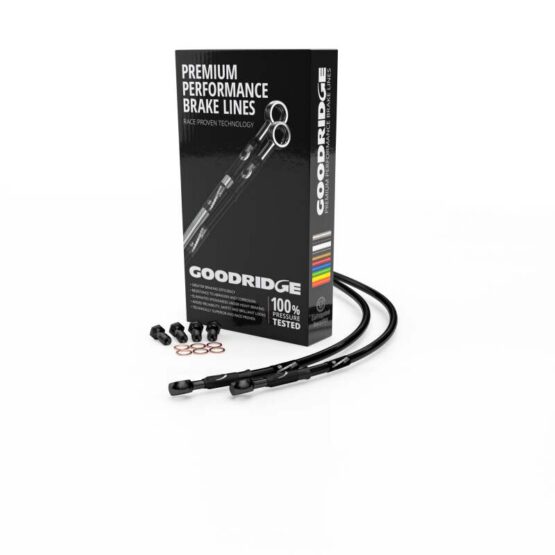 Goodridge Rear Brake Line Kit - Black Fits 03-14 Triumph Speedmaster