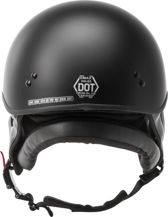 GMAX HH-65 Half Helmet Naked Matte Black XS - Image 5