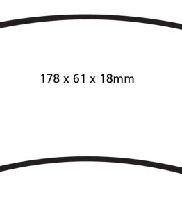 EBC Greenstuff Front Brake Pads DP61738 Fits 06-09 Chrysler Aspen 4.7