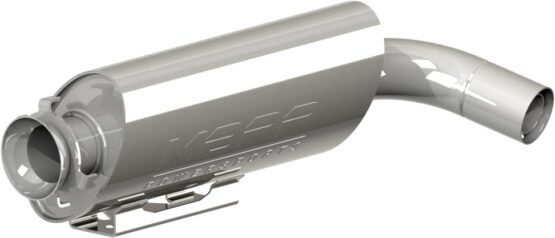 MBRP Sport Slip-On Exhaust Muffler Silver Fits 18-20 Textron Wildcat XX