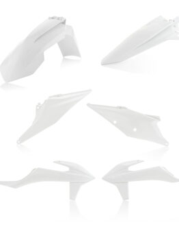 Acerbis Plastic Kit White For 19-22 KTM 125-450 SX/SX-F/XC-F/XC/XC-TPI