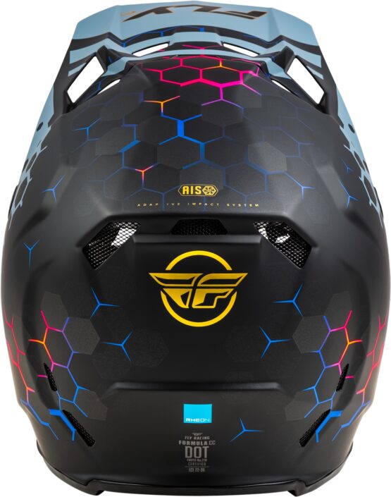 Fly Racing Formula CC Tektonic Helmet Matte Black/Slate/Blue XL - Image 2