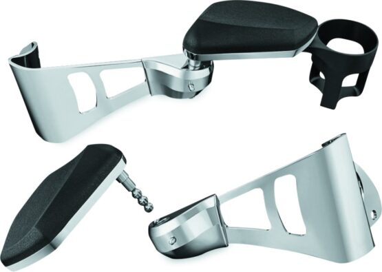 Kuryakyn Passenger Armrests Chrome For 14-23 Touring Models