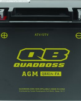 QuadBoss AGM Battery QBX14-FA Maintenance-Free Fits 89-90 Honda FL400R