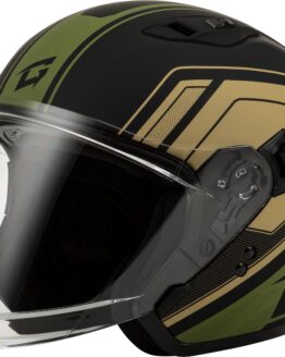 GMAX OF-87 Duke Helmet Matte Black/Green Small