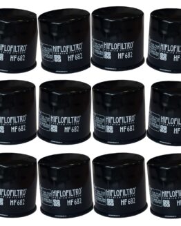 HiFloFiltro HF682 Oil Filter - Black - 12 Pack
