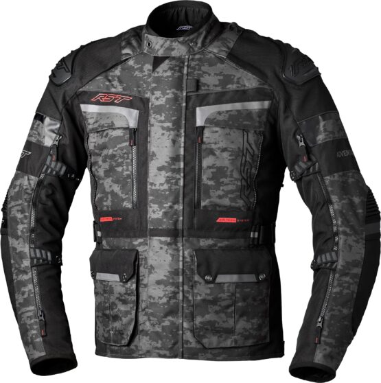 RST Pro Series Adventure-X CE Jacket Grey Camo Small